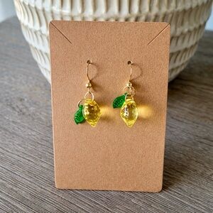 Citrus Charm Lemon Drop Earrings